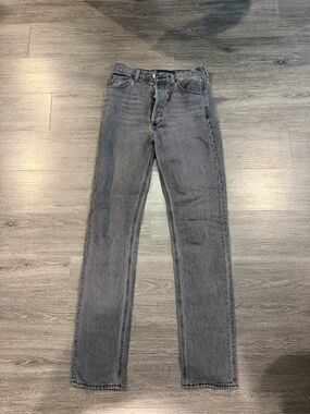 Denim Forum Black Straightleg Jean